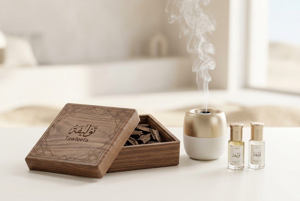 علبة بخور فاخرة من توليفة